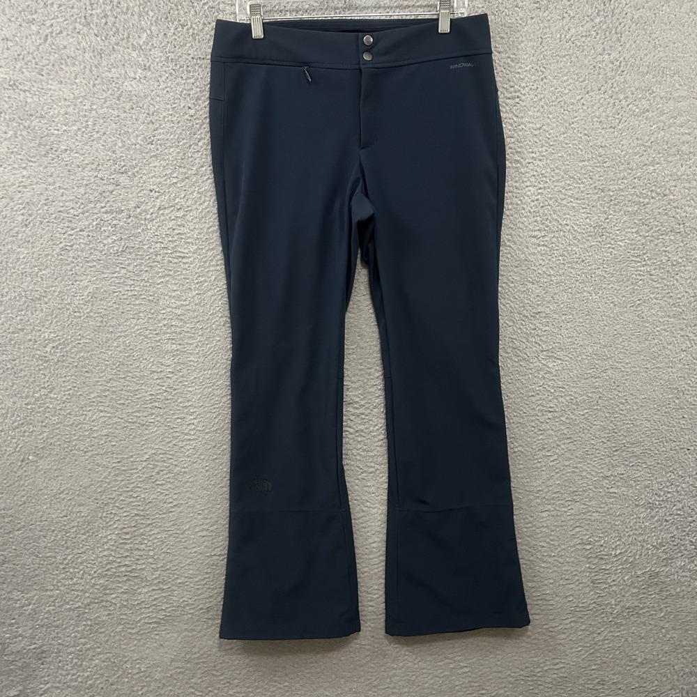 The North Face Pants Womens Large Blue Apex Ski Snow‎ Softshell Windwall Lined